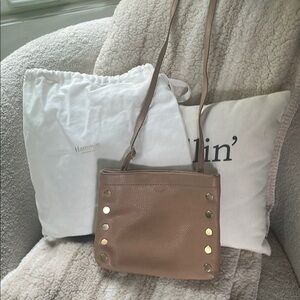 Hammitt camel with gold grommets Leather Crossbody Bag